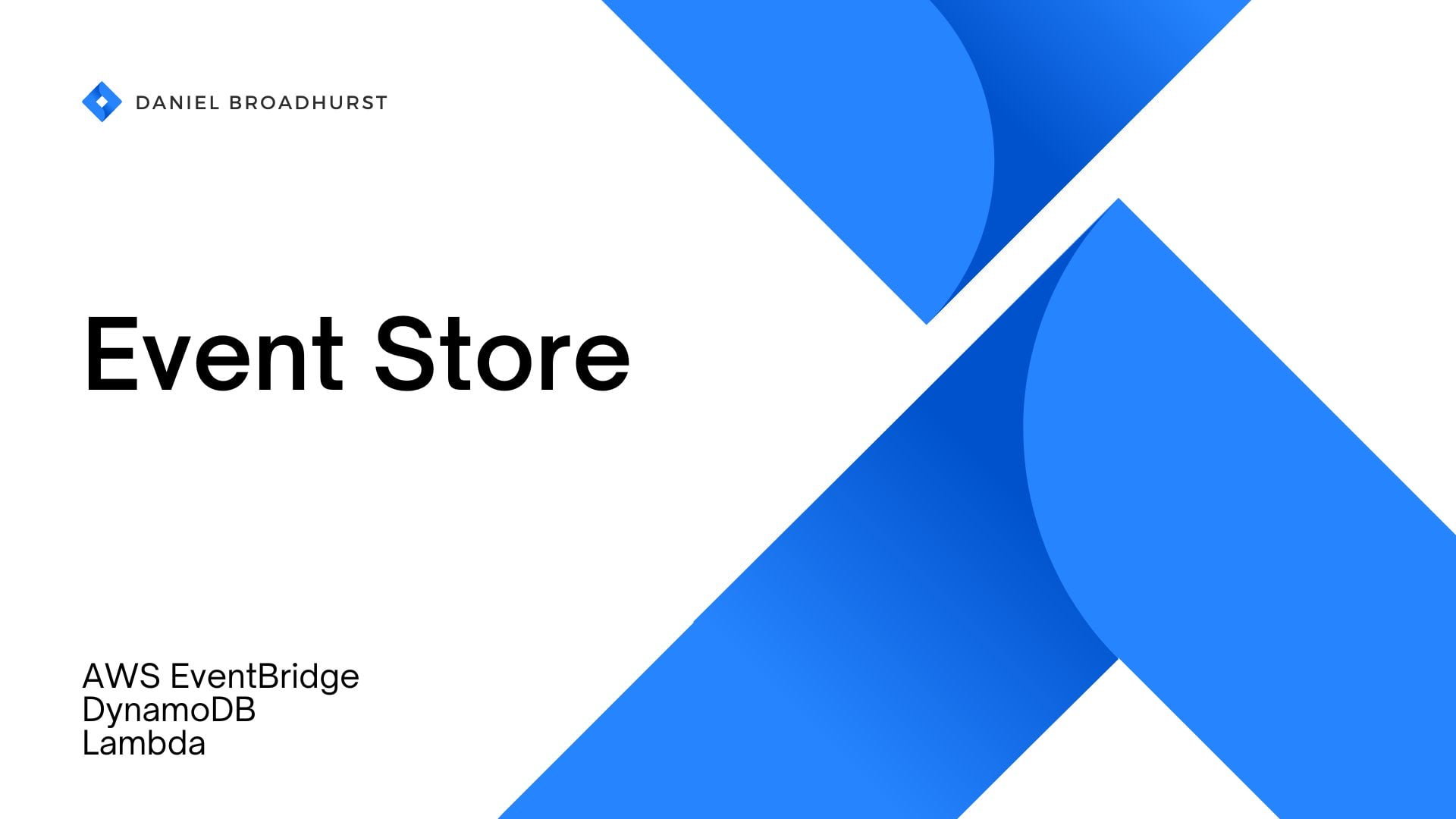 AWS Event Bridge Event Store using DynamoDB